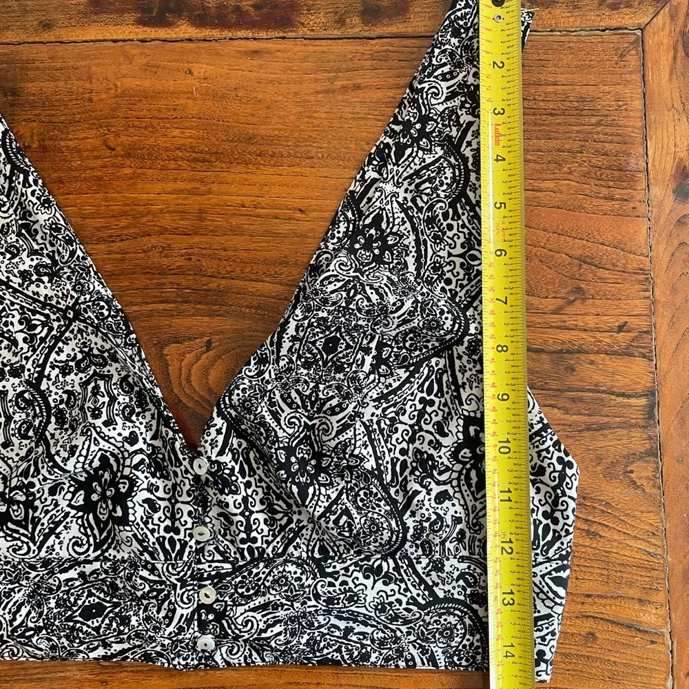 Free People Black and White‎ Crop Top - Picture 6 of 7